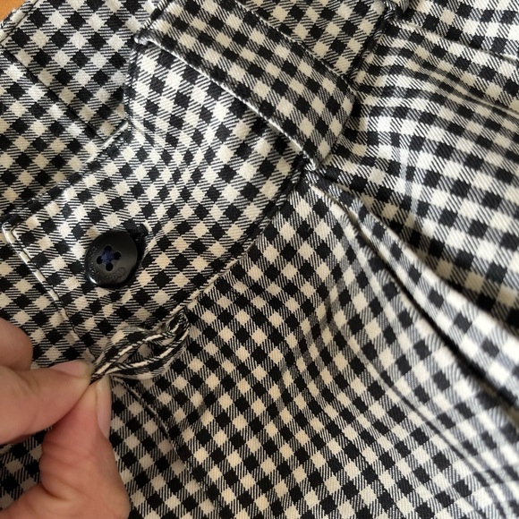 Gianni Versace Vintage Checkered Cotton Trousers (Size 44) - Picture 9 of 15